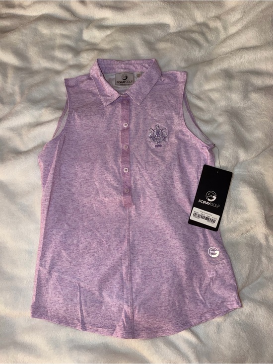 Puma Tops - Puma Lavender Sleeveless Polo Top